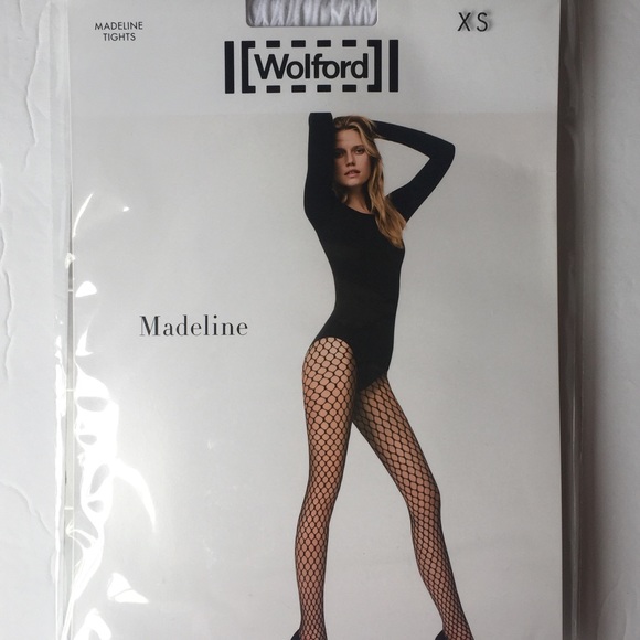 Wolford Madeline Fishnet Tights Size XS - Picture 5 of 7